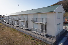 栃木市大平町 投資物件アパート　サイディング外壁シリコン塗装、コロニアル屋根シリコン塗装工事（投資物件の塗装工事です。）